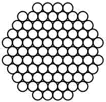 Wire dividing plate of cold cast anchorage and wire dividing method thereof