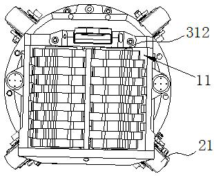 A pipeline dredging robot