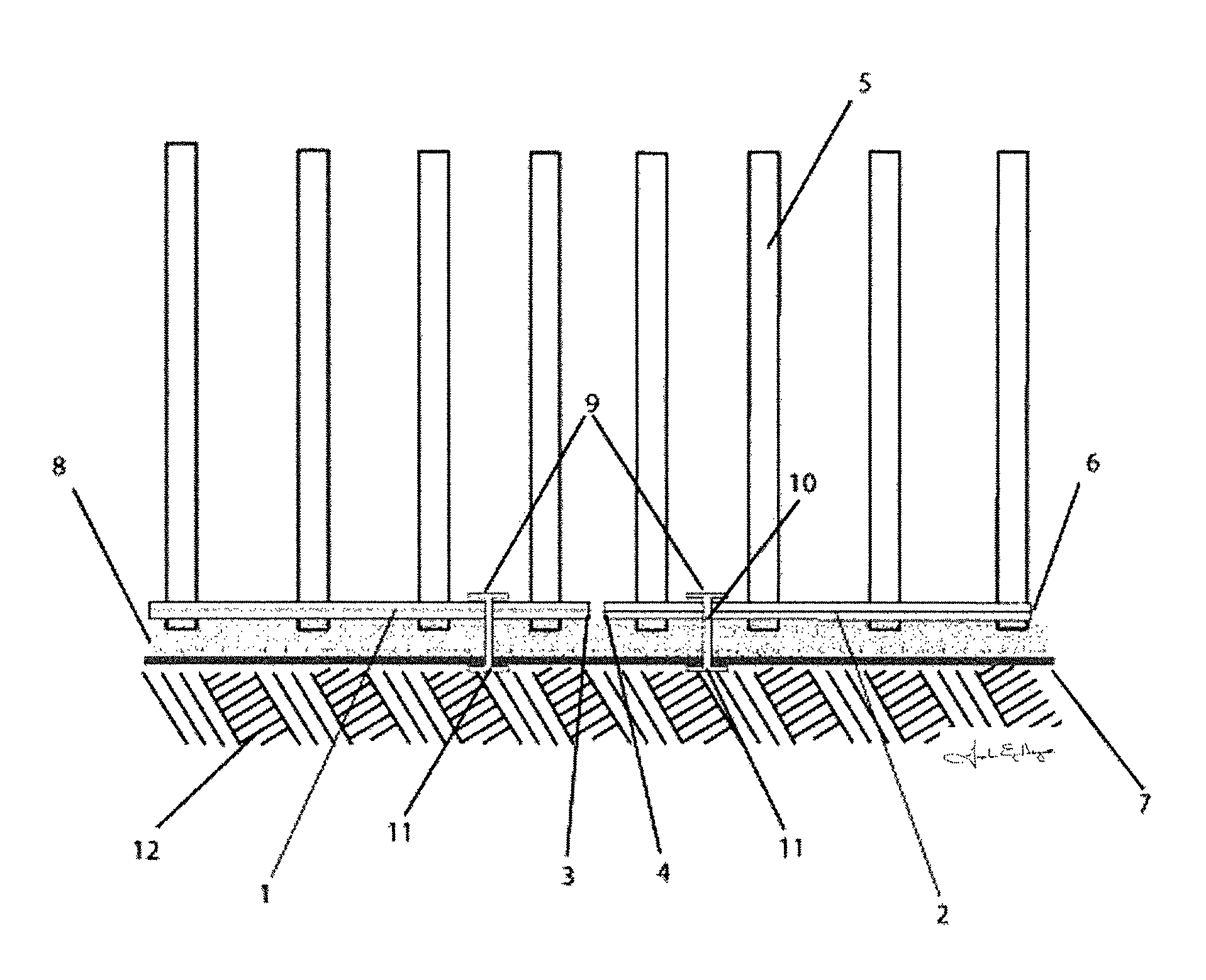 Reinforced synthetic inlays and seams