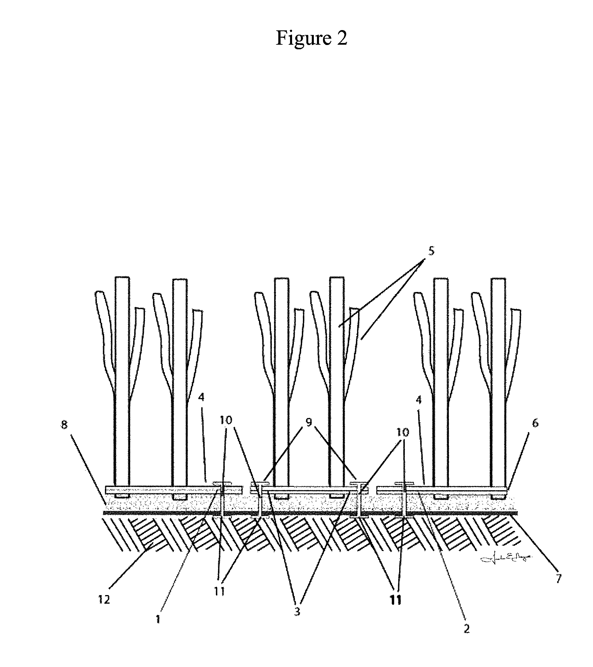 Reinforced synthetic inlays and seams