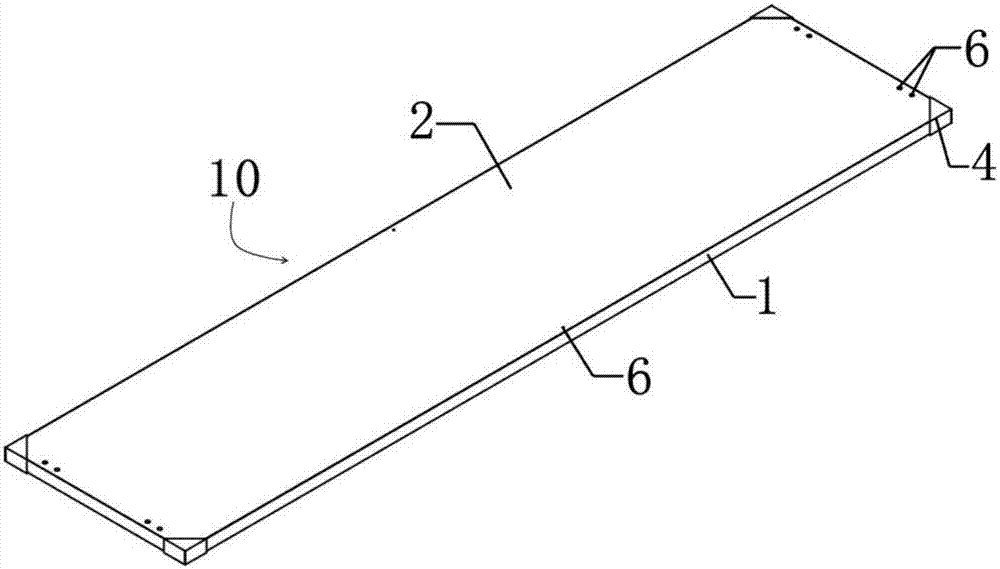 Composite material laminated board and preparation method thereof