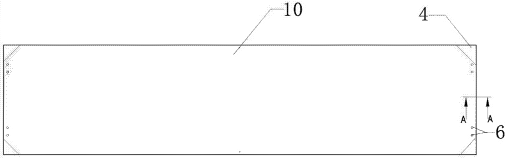 Composite material laminated board and preparation method thereof