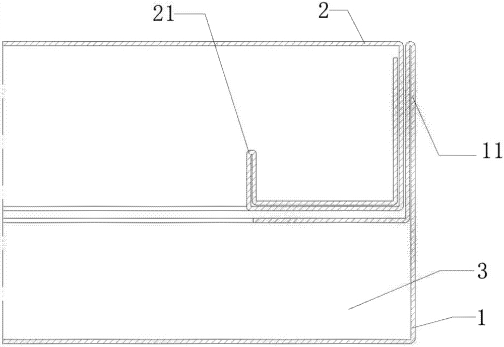 Composite material laminated board and preparation method thereof