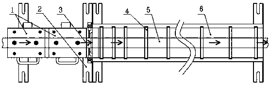 A cooling system for wood-plastic process