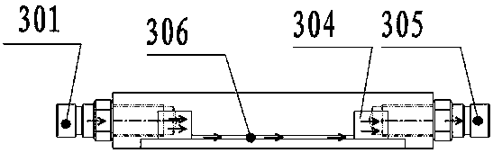 A cooling system for wood-plastic process