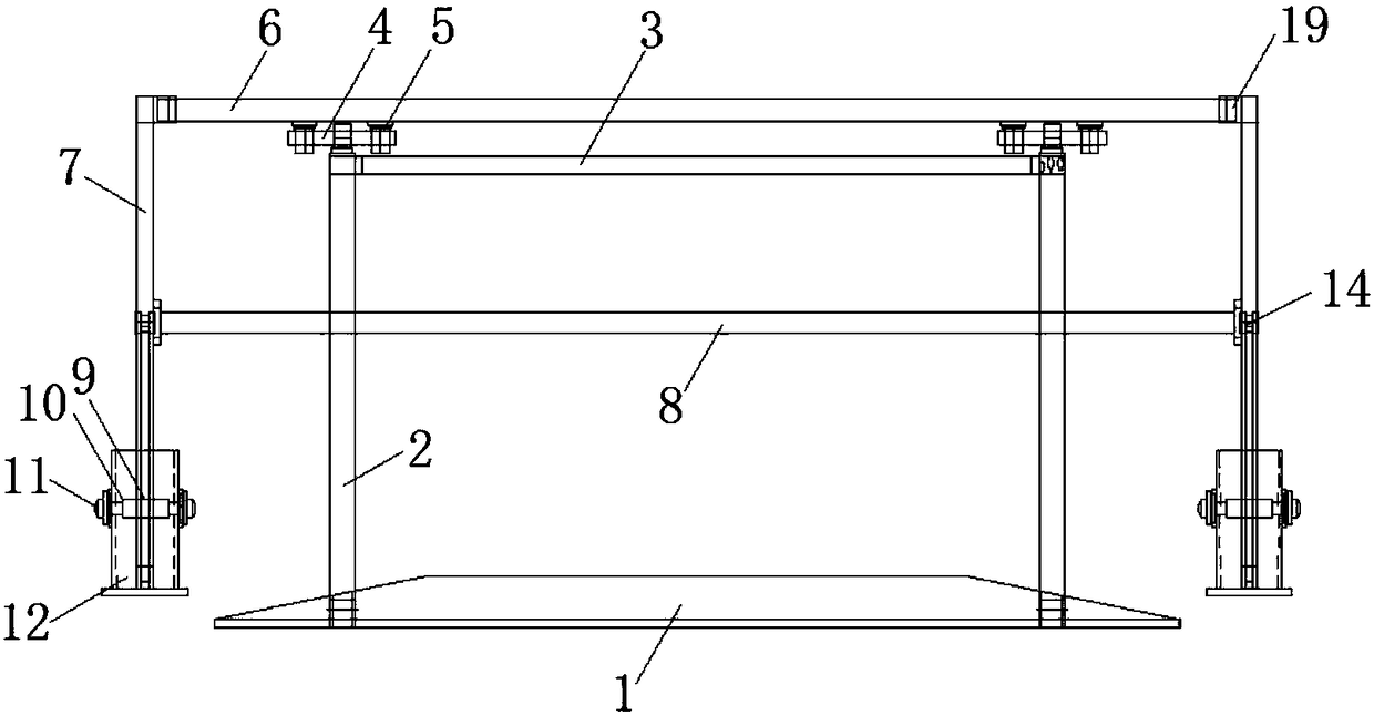 Hanging basket type intelligent non-avoidance parking device