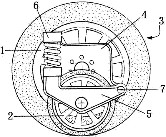 Composite wheel structure automobile