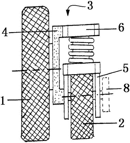 Composite wheel structure automobile