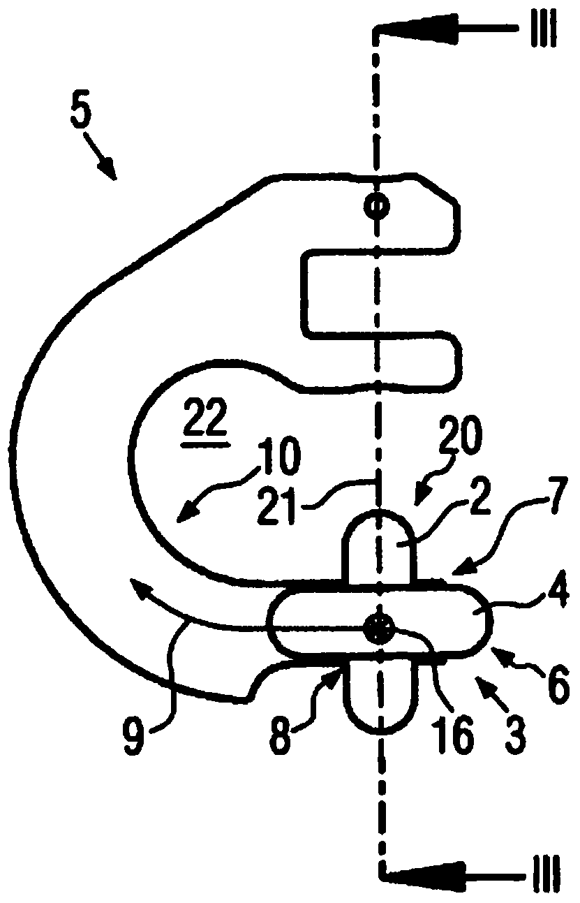 Device for attaching chain links