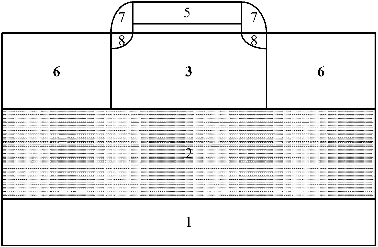 Silicon-on-insulator (SOI) device capable of restraining back gate leakage current caused by radiation and preparation method of SOI device