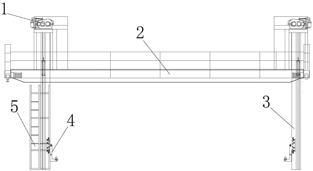 A special crane for the production of aluminum profiles