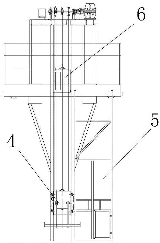 A special crane for the production of aluminum profiles