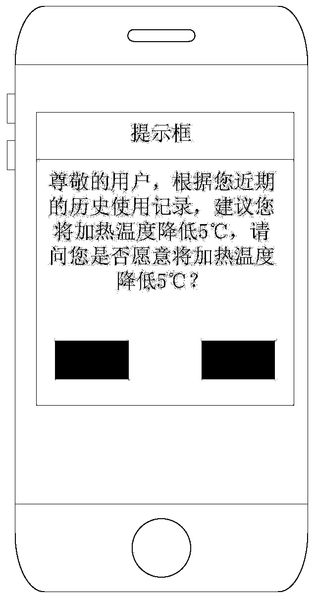 Energy-saving control method, device and server for water heater