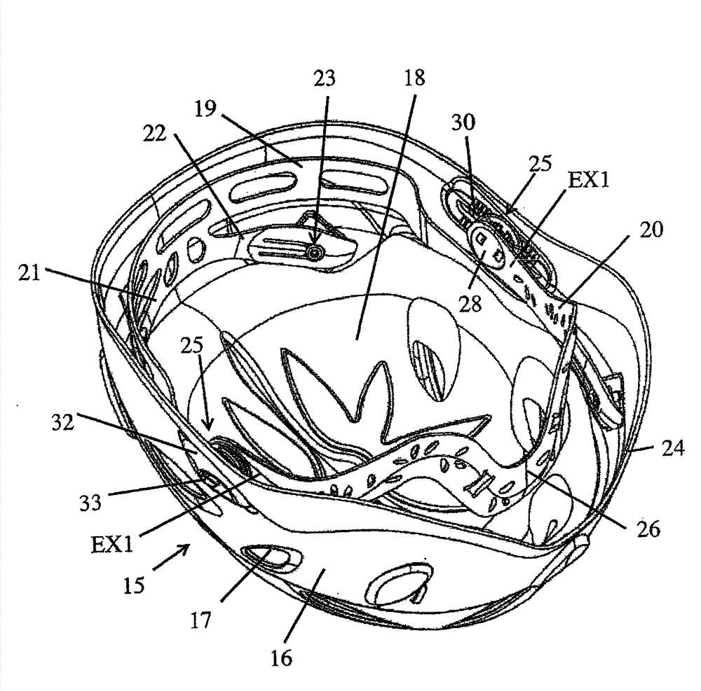 Safety helmet with improved adjustable napestrap