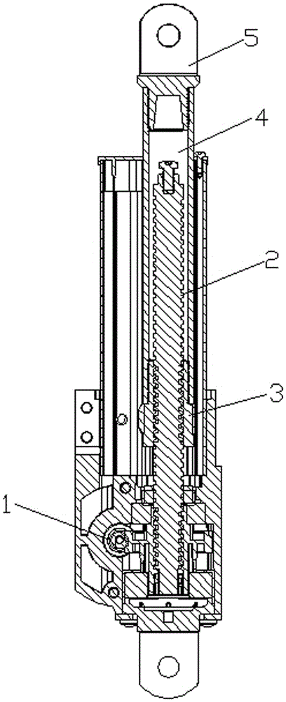 Full stroke lifting worm structure