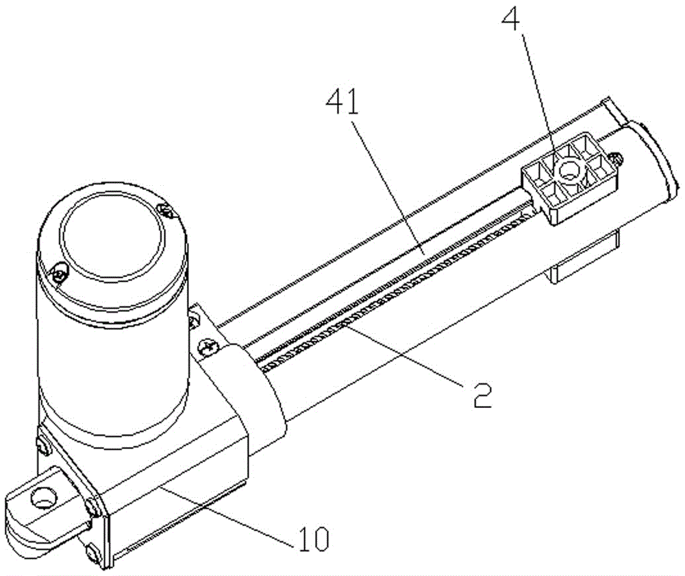 Full stroke lifting worm structure