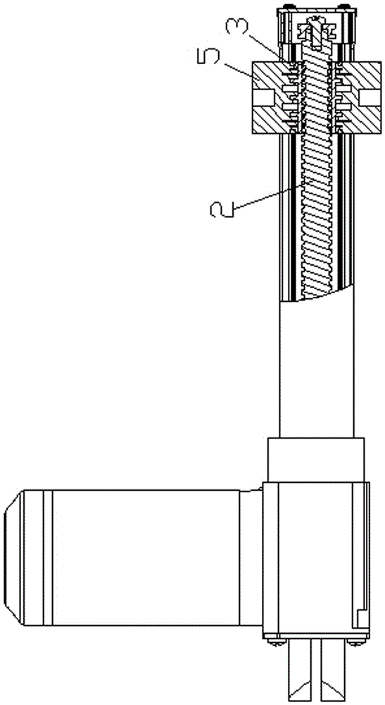 Full stroke lifting worm structure