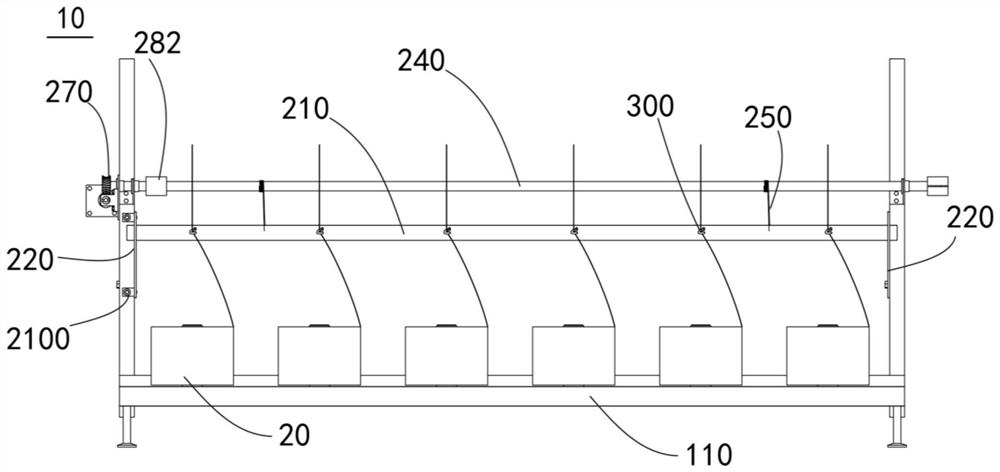 Bobbin yarn unwinding air ring control device and bobbin yarn unwinding equipment