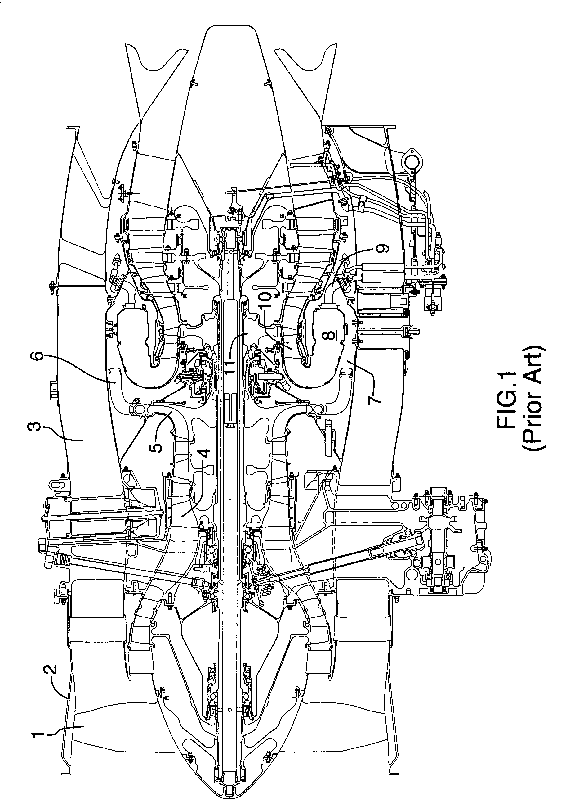 Fan case abradable drainage trench and slot