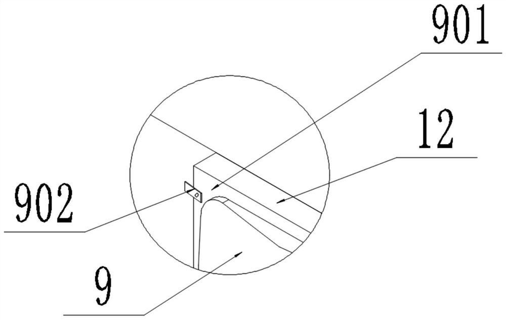 Waterproof fabric detection device before fabric determination in garment factory