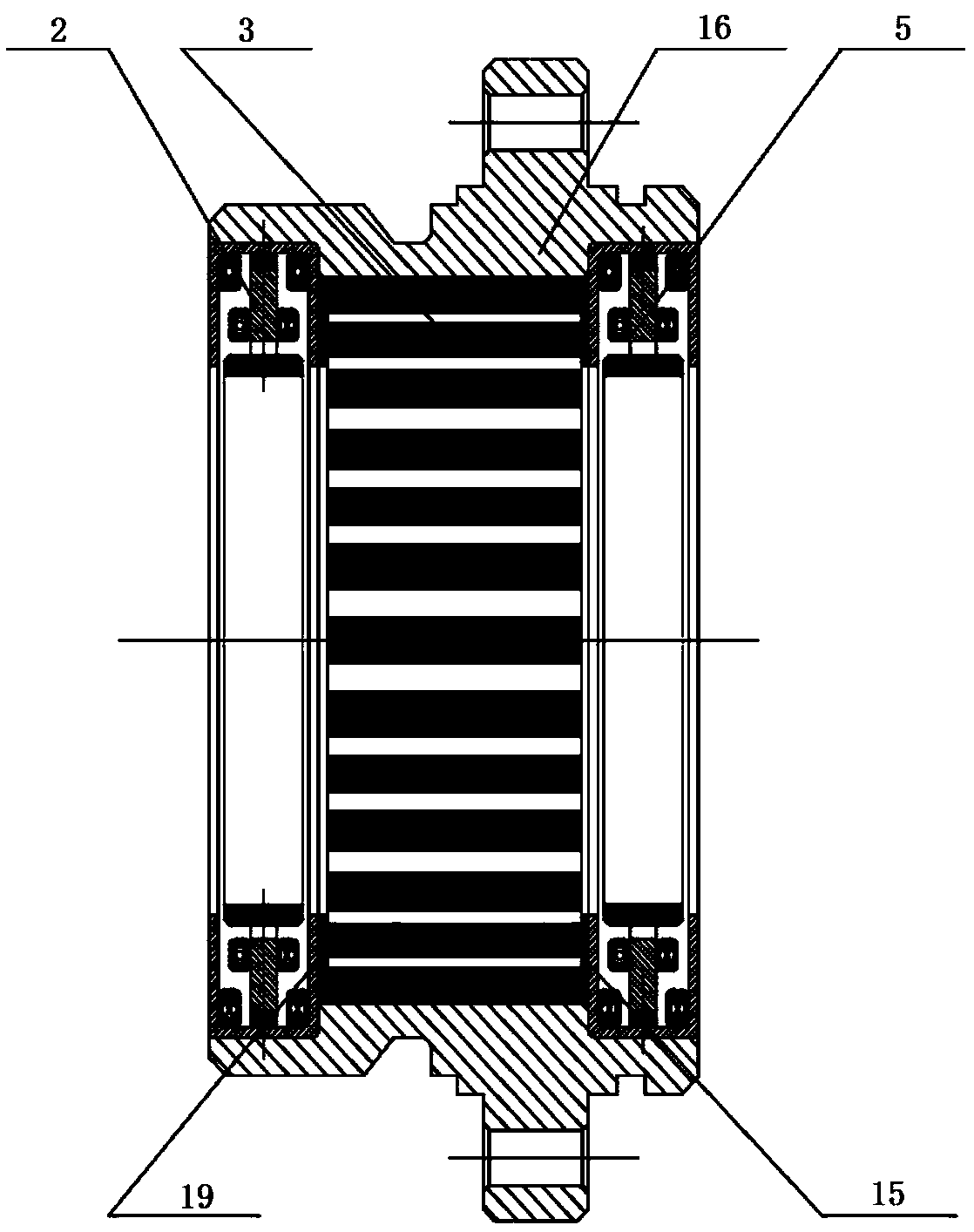 Magnetic suspension intelligent flexible reducer system of robot and control method thereof