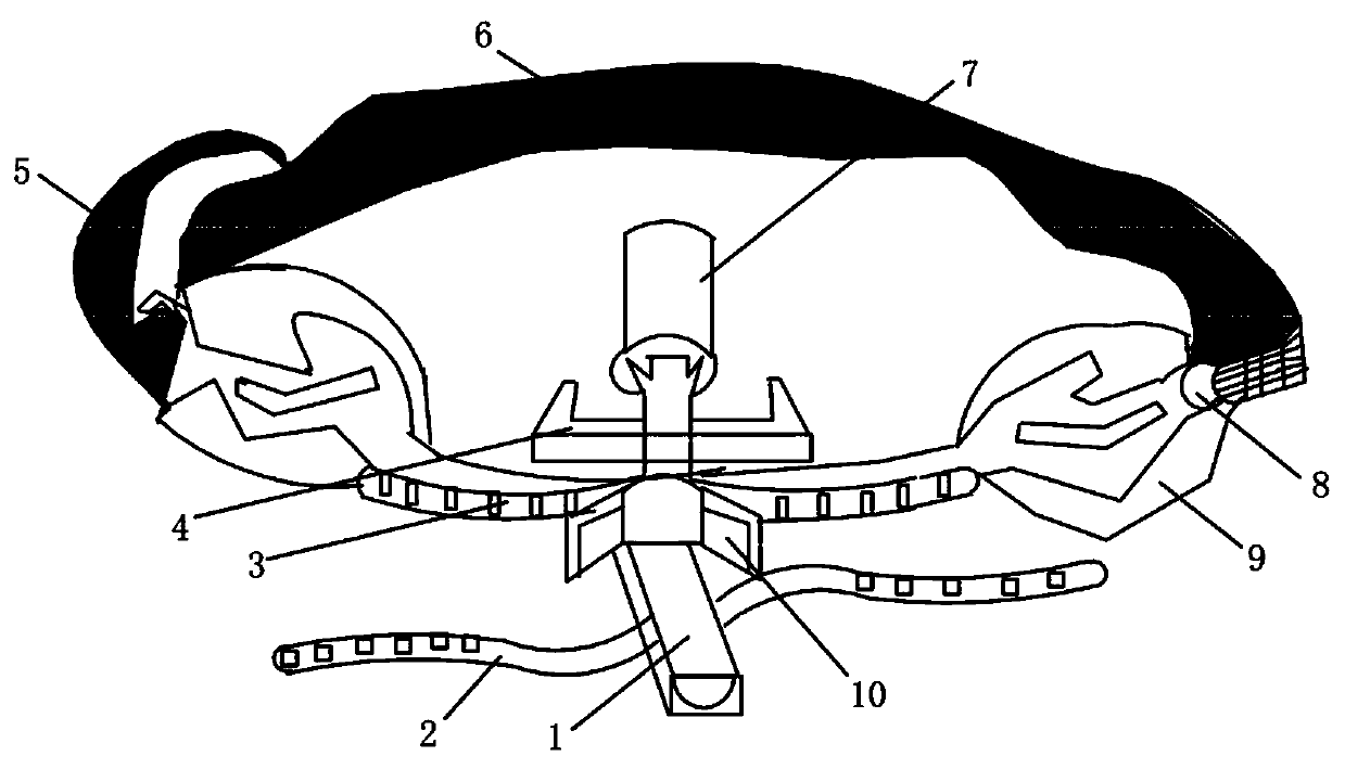 Tracheal intubation fixation device