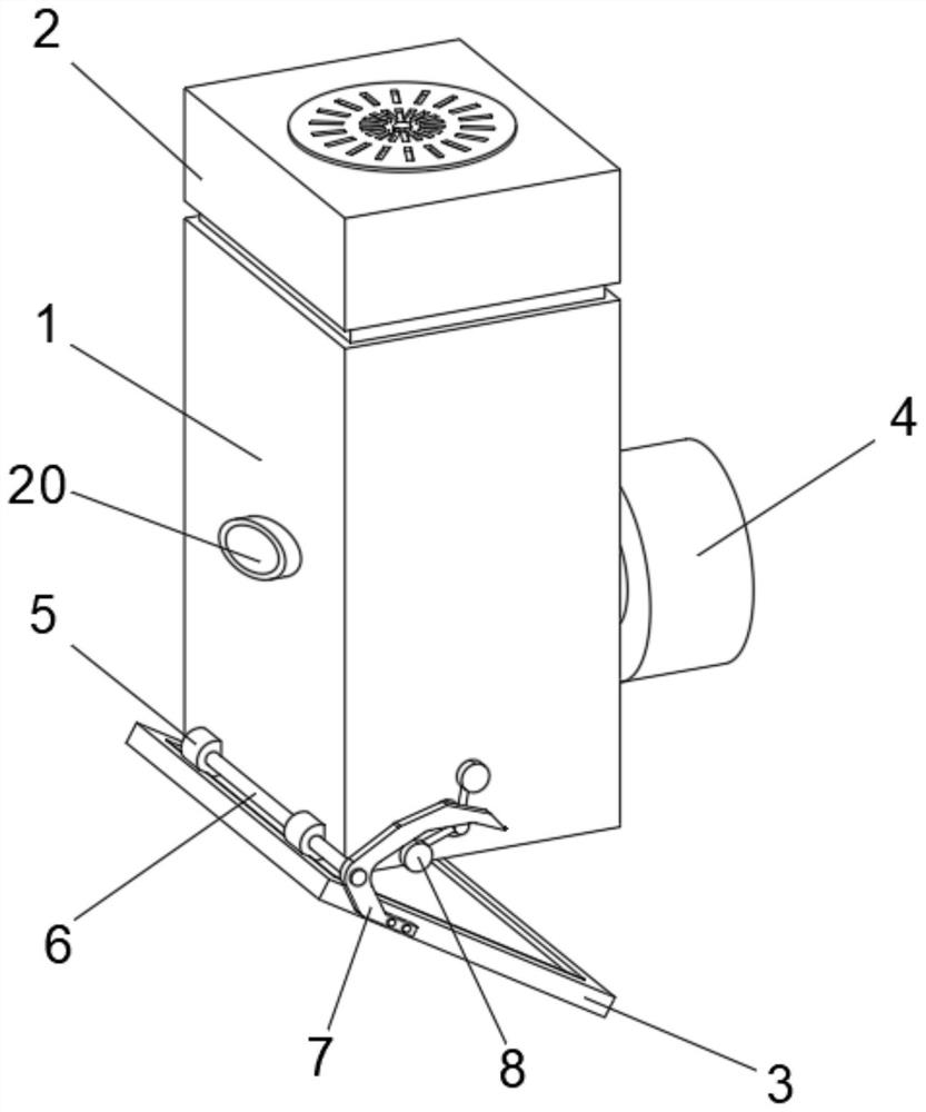 Intelligent ventilation device for building construction