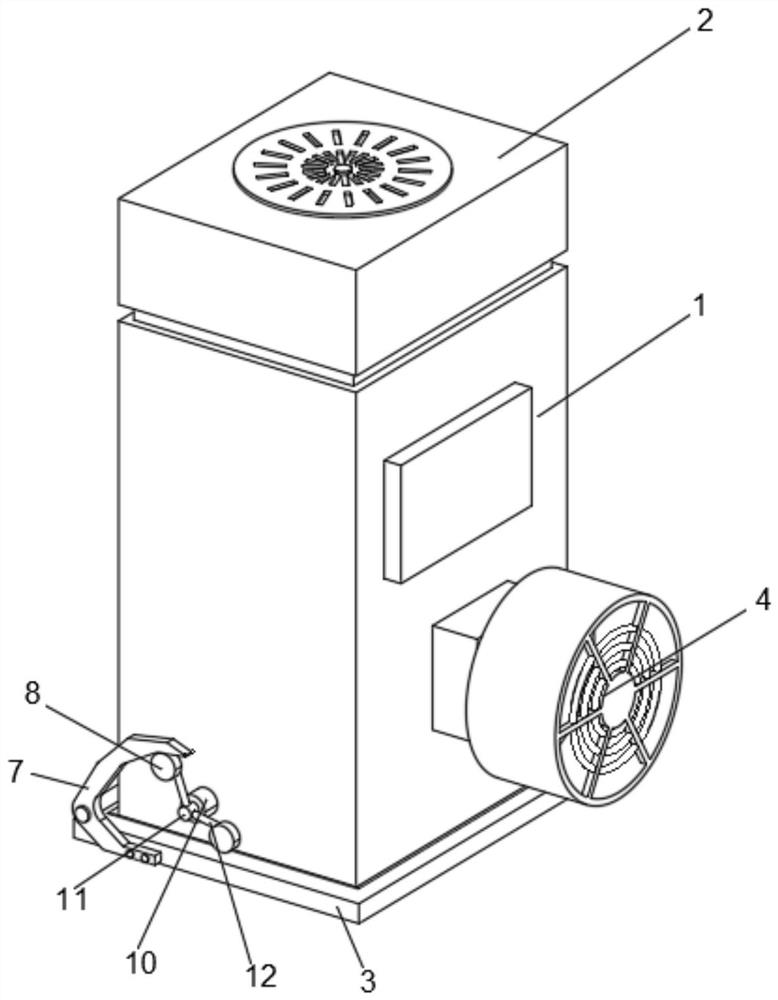 Intelligent ventilation device for building construction