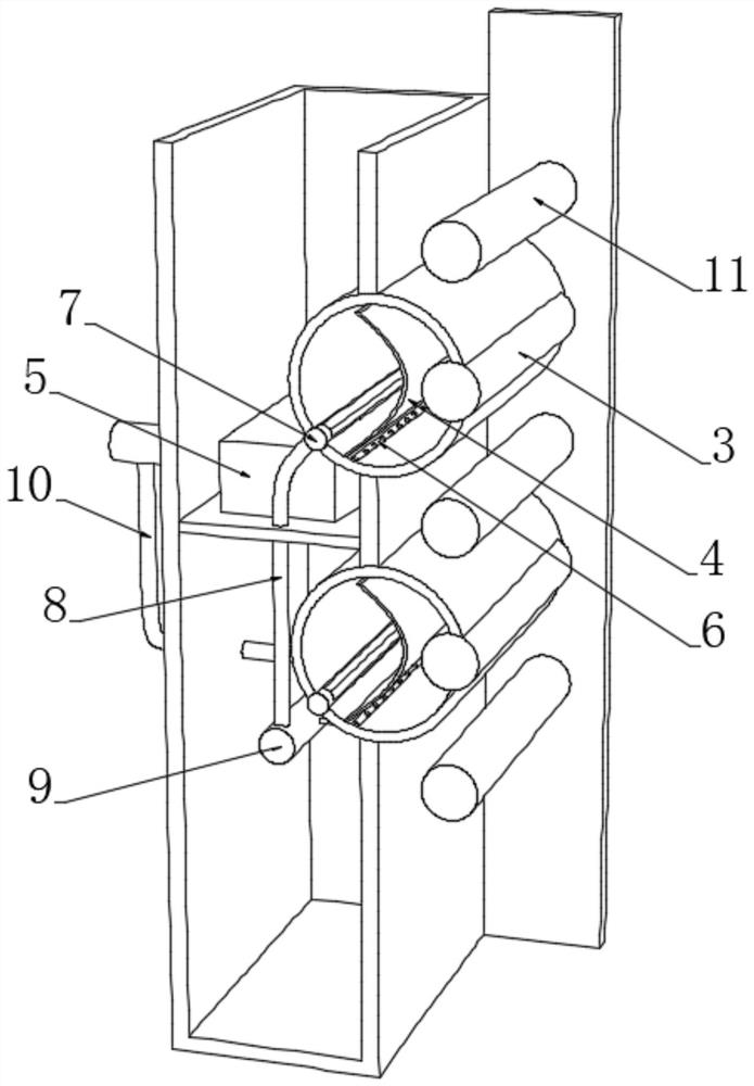 Drying device for textile fiber processing