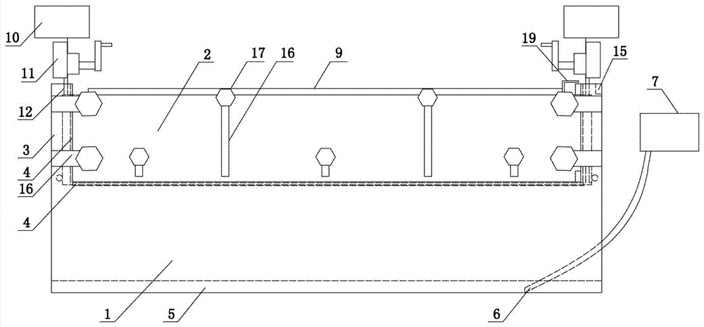 Hidden type floor prevention system