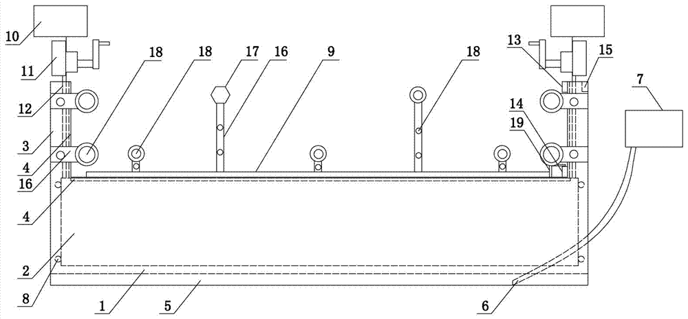 Hidden type floor prevention system