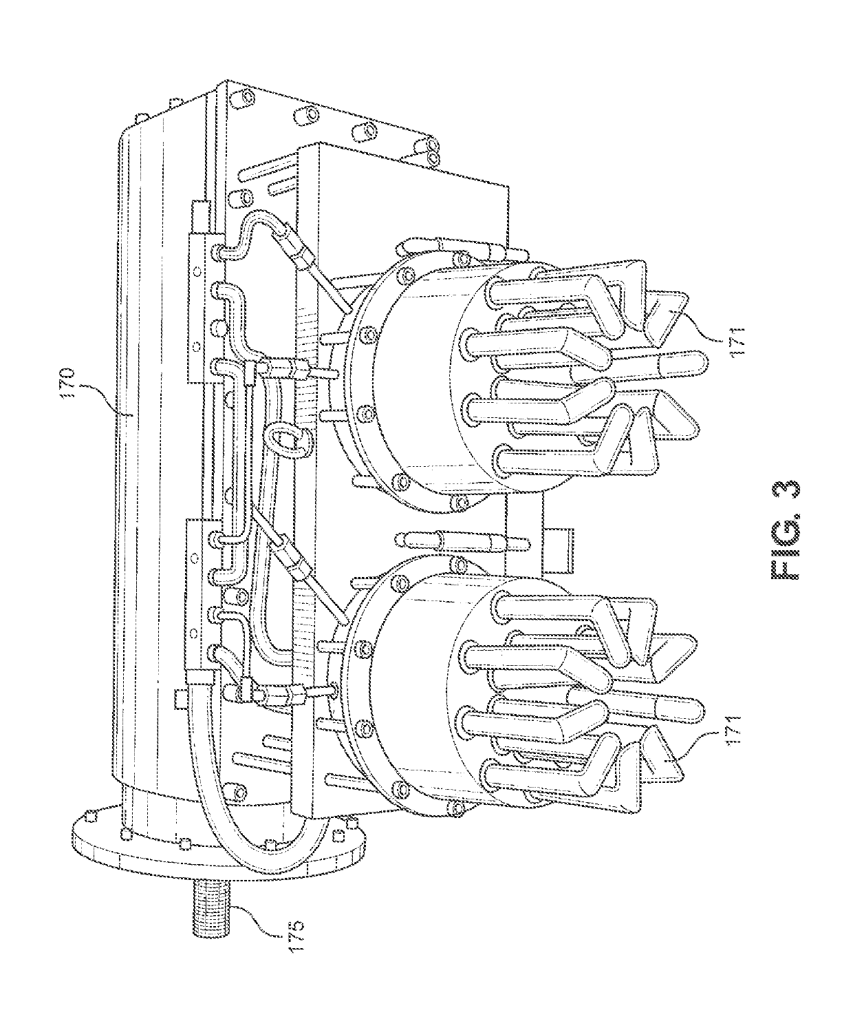 Method and apparatus for generating electricity utilizing heat from enclosed flares and other combustors