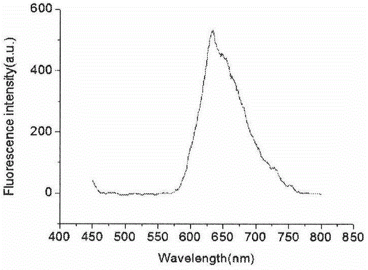 Nano titanium dioxide fluorescent powder and preparation method thereof