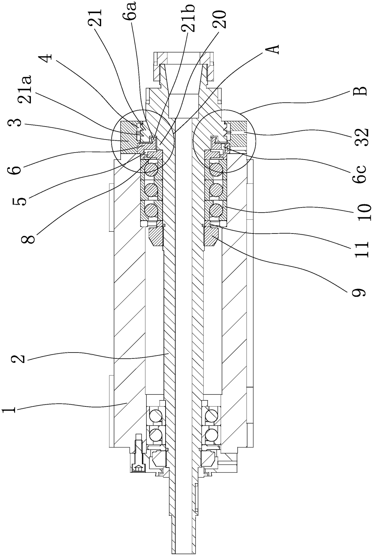 Backflow water storage type waterproof structure