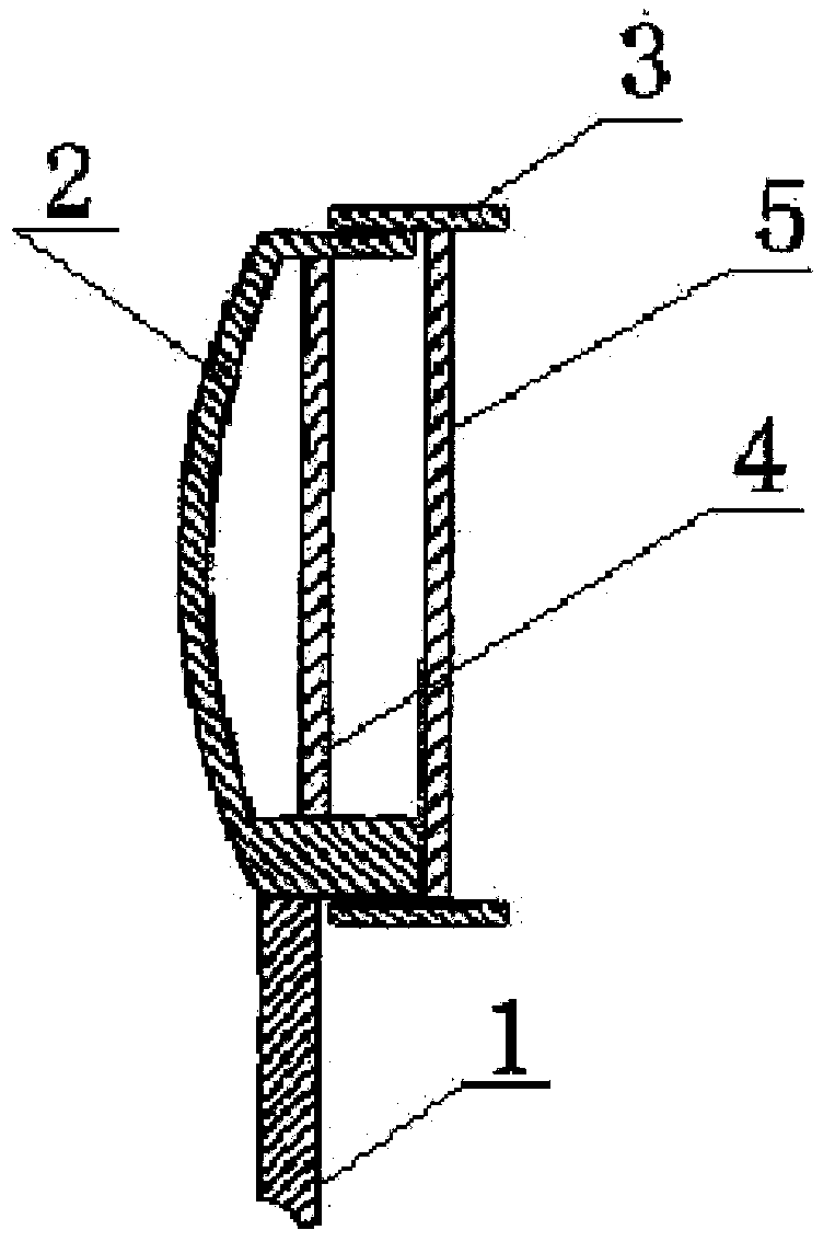 Novel automobile double-layer rearview mirror structure