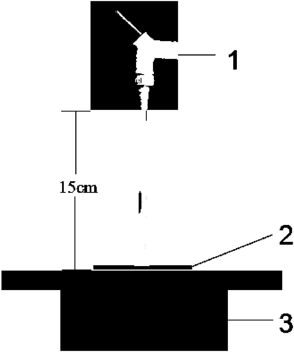 Method for preparing polymer superhydrophobic surface by virtue of hydrophobic nanoparticle spontaneous deposition