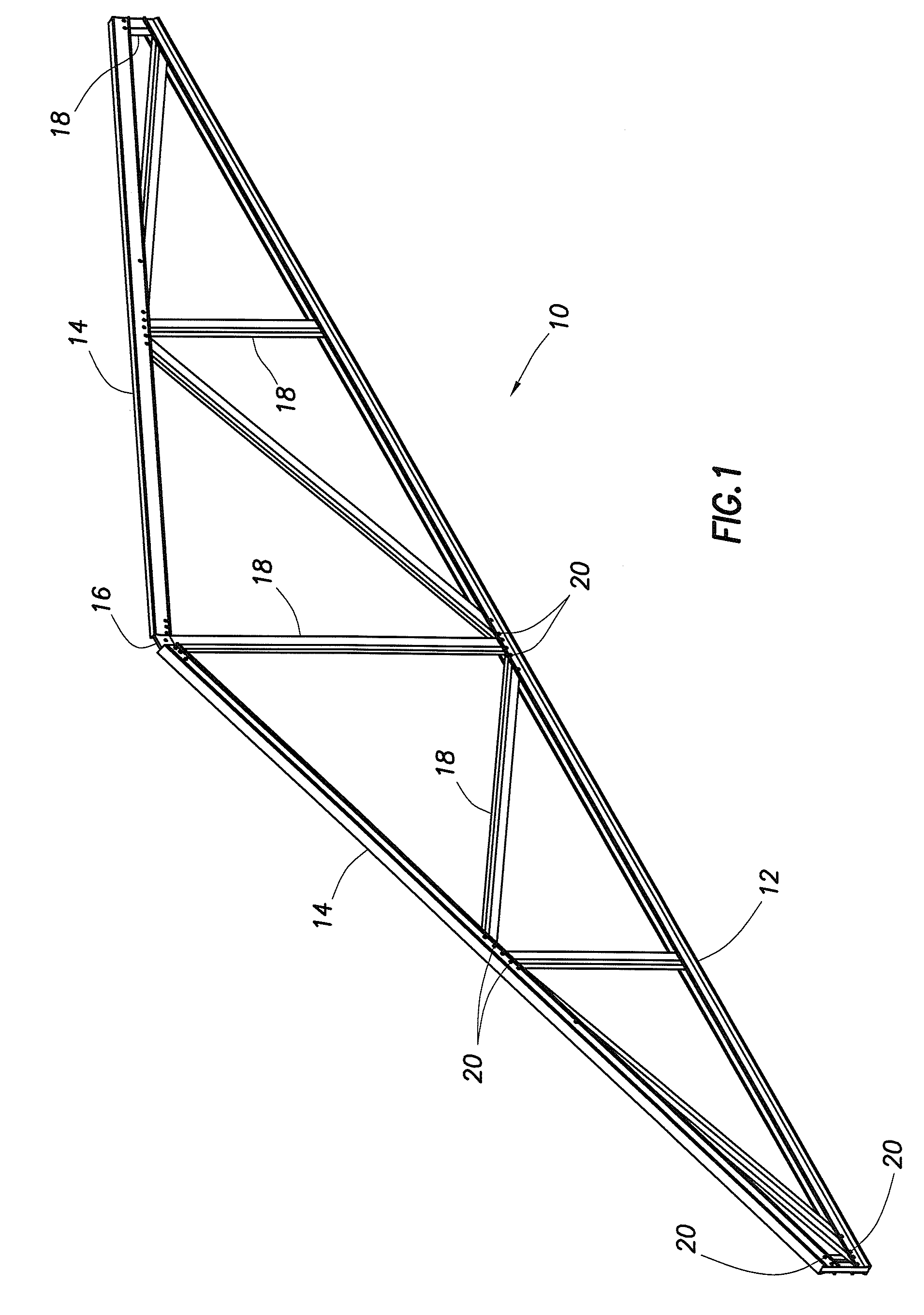 Metal roof truss having generally s-shaped web members