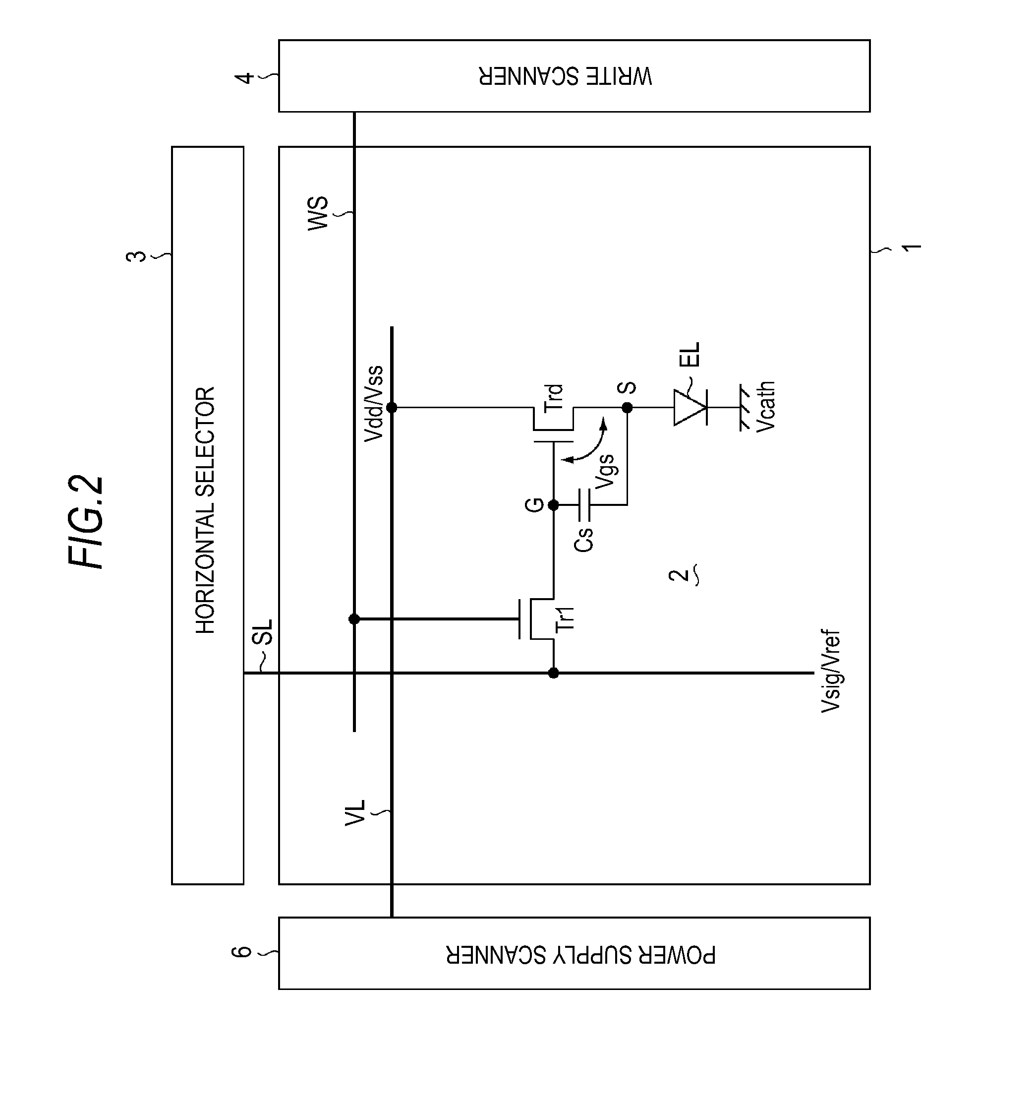 Display device and electronic product having light sensors in plural pixel regions