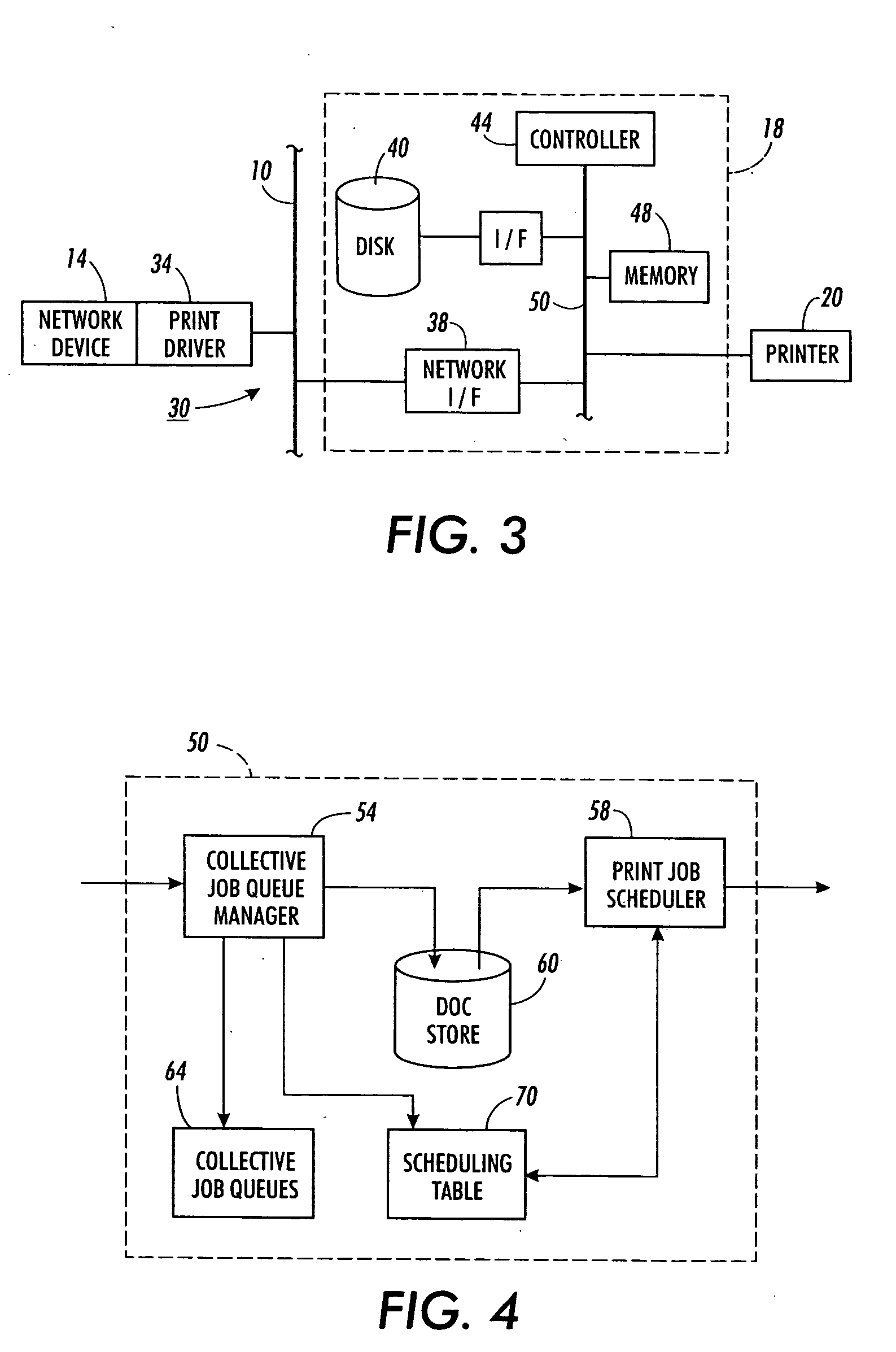 Method and system for managing print job files for a shared printer