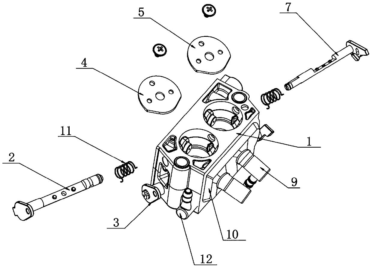 Double-barrel carburetor