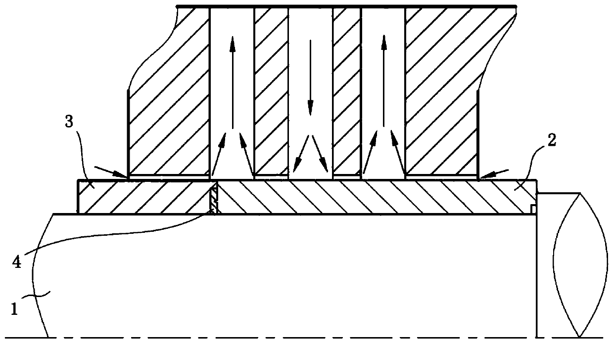 Ultra-low-temperature two-way static sealing structure