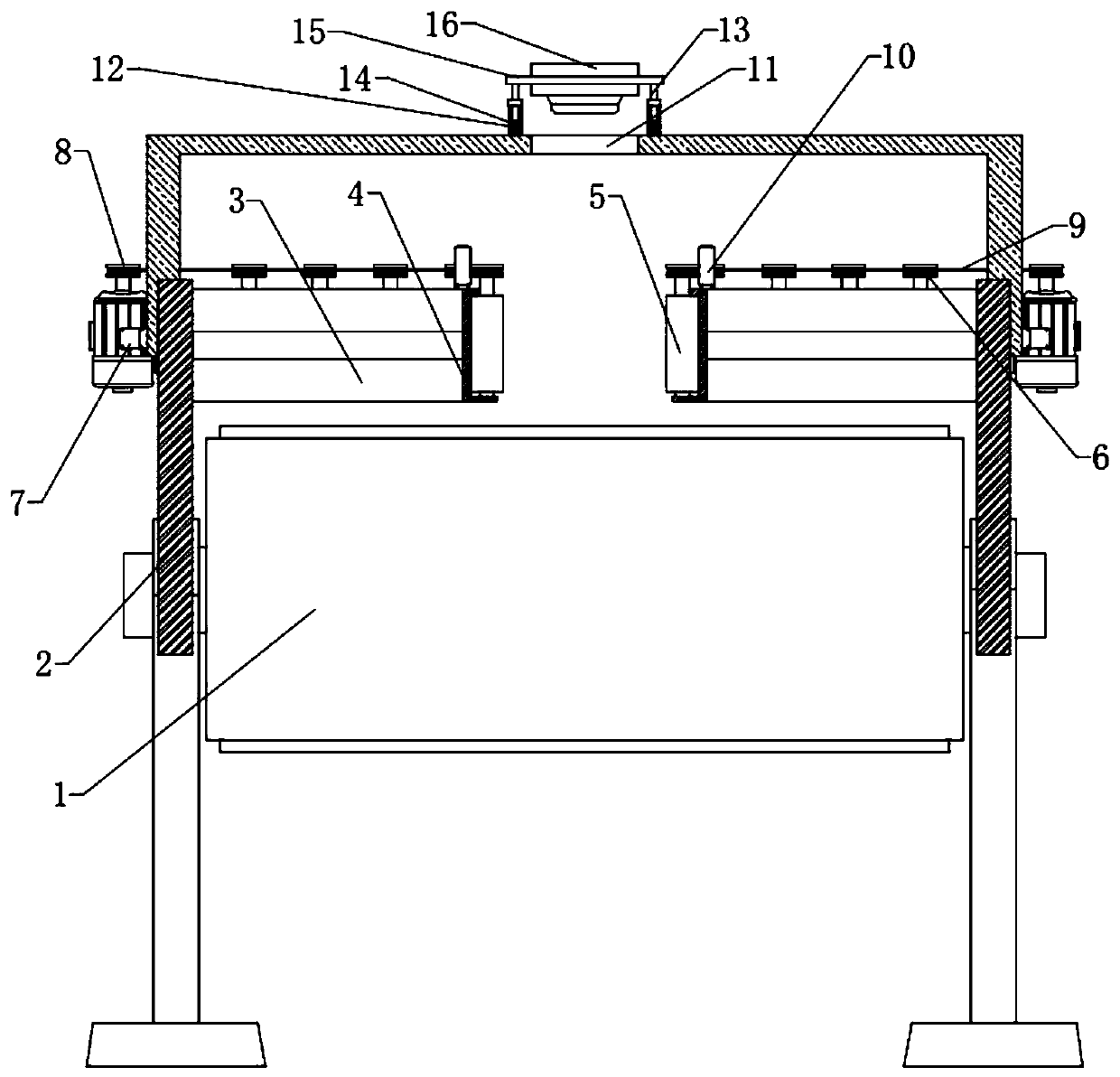 Logistics storage conveying equipment with automatic screening function