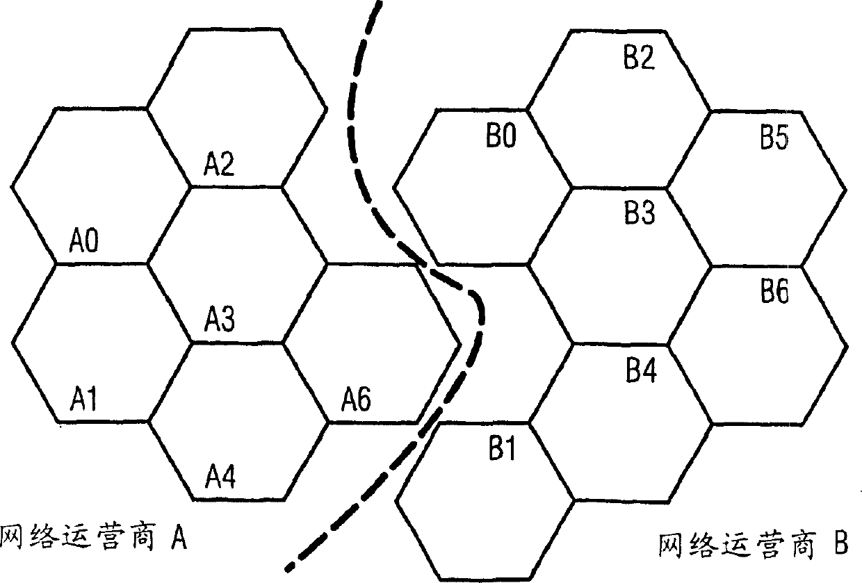 Method for monitoring adjacent zones in mobile radio telephone system and corresponding mobile radio telephone system