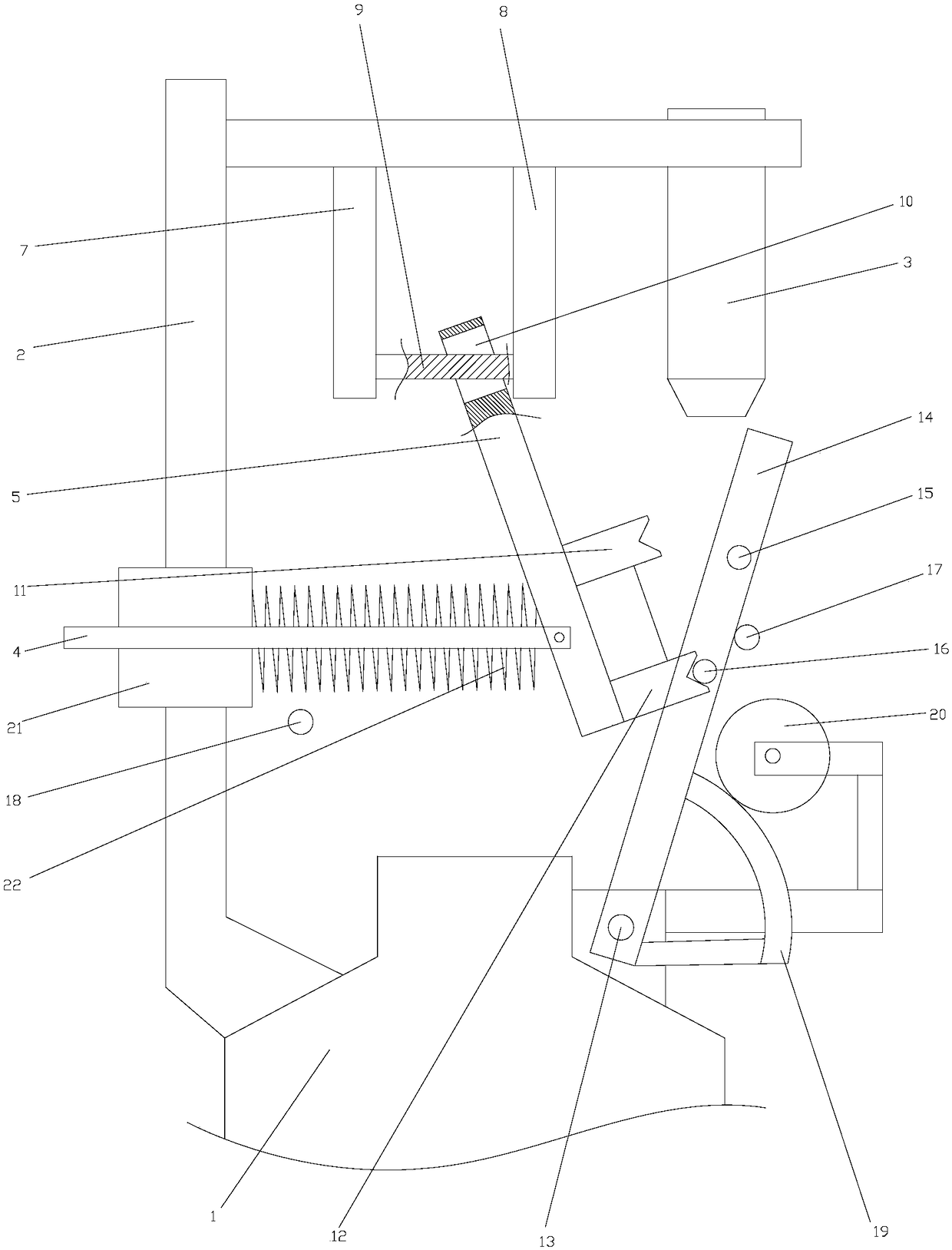 Feeding manipulator for automatic chemical reaction tank