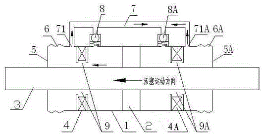 A two-way controllable magneto-rheological damper without leakage and without sealing ring