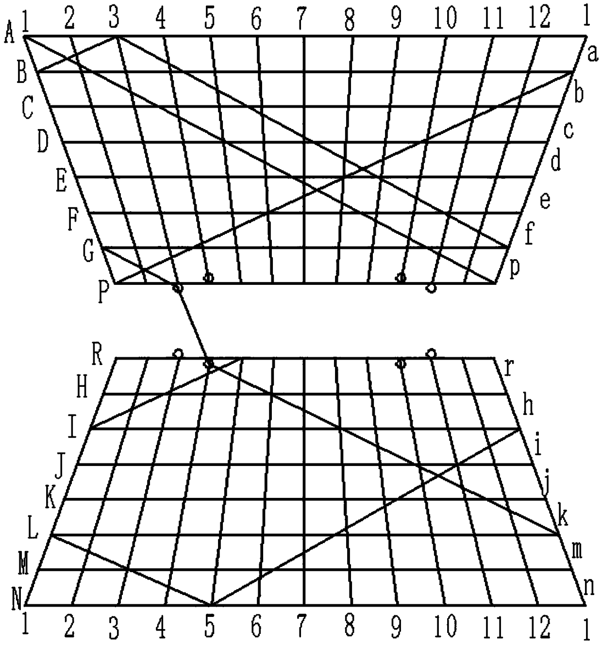 Sectional type esophageal stent and weaving method thereof