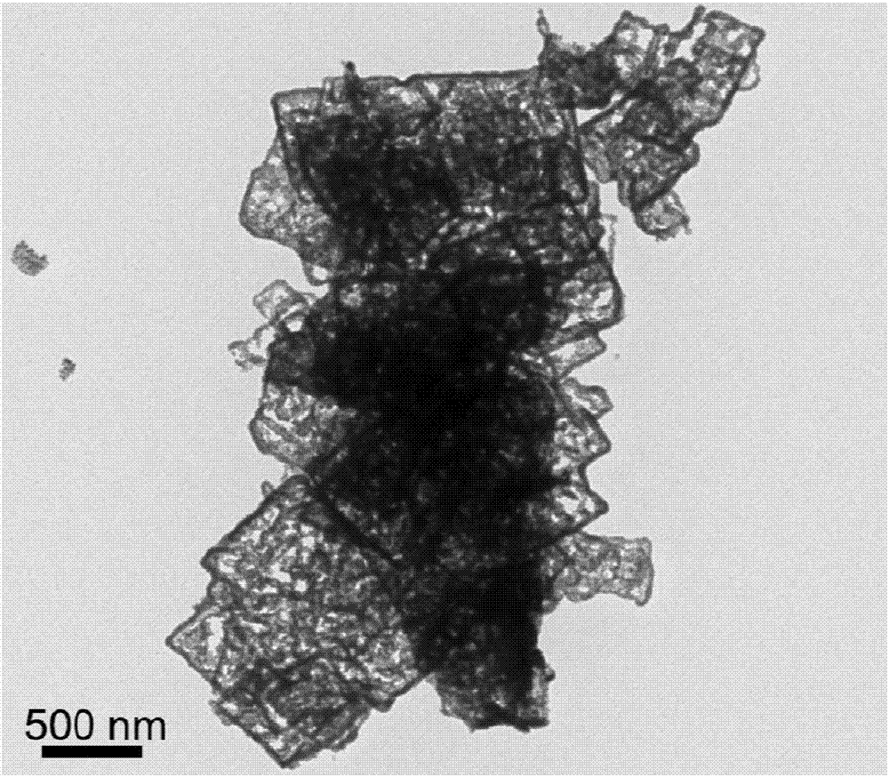 Preparing method of embedded porous Pd/C nano frame and obtained material and application thereof