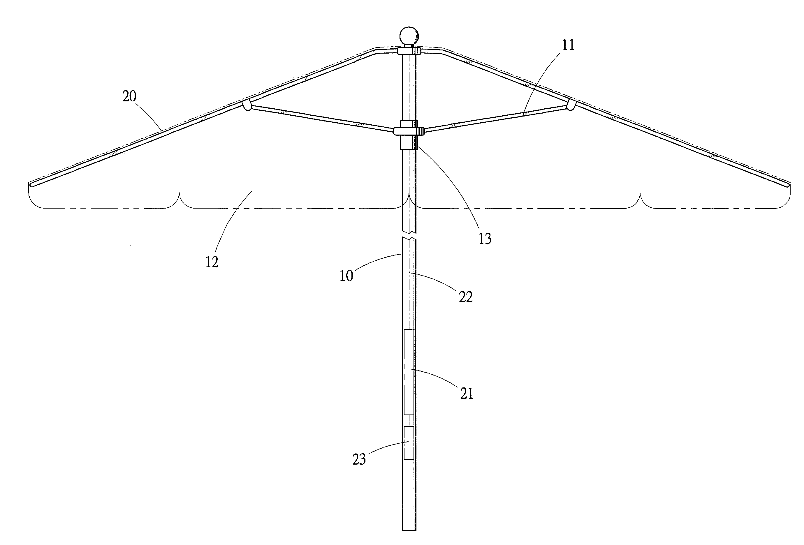 Power generation umbrella