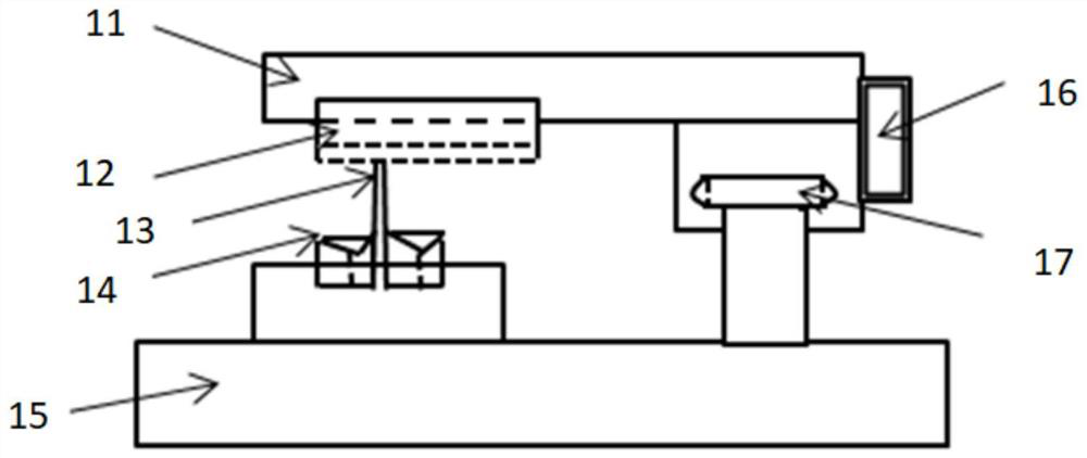 Aluminum-plastic film corner aluminum layer thickness testing method and cutting device thereof