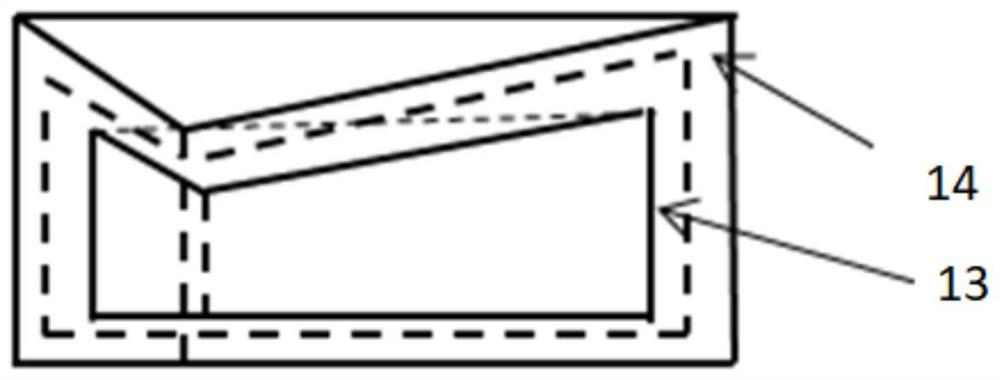 Aluminum-plastic film corner aluminum layer thickness testing method and cutting device thereof